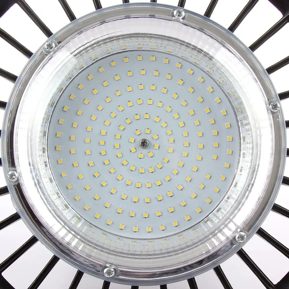 LED 150W UFO LED High Bay Lighting, 300W HPSMH Bulbs Equivalent, 15000lm,Waterproof,Daylight White,6000K,120D,Super Bright Commercial Lighting,LED High Bay Lights (5)