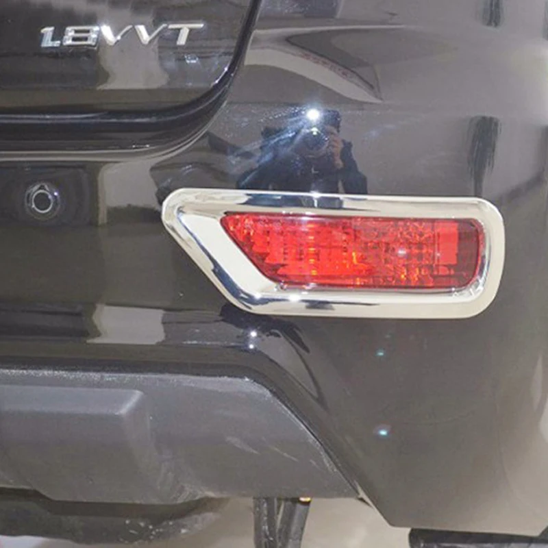 

Free Shipping High Quality ABS Chrome Rear Fog lamps cover Trim Fog lamp shade Trim For Lifan X60