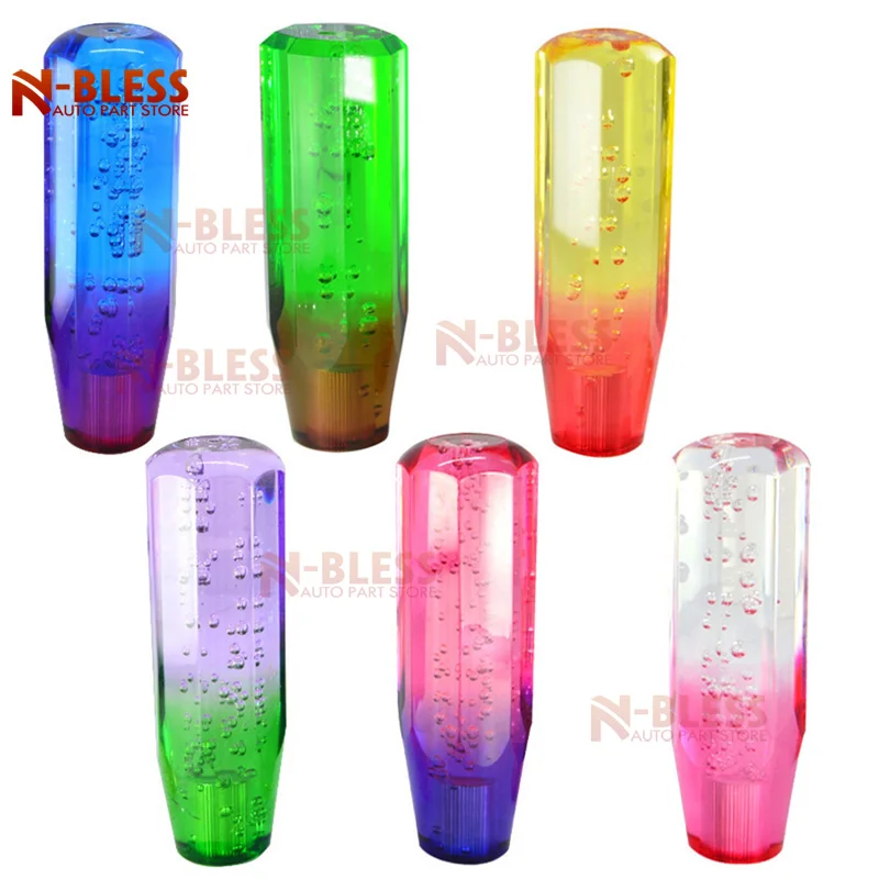 Ручка переключения передач яркая с адаптером M8 M10 6 цветов 15 см 1 шт.|Ручка передач|
