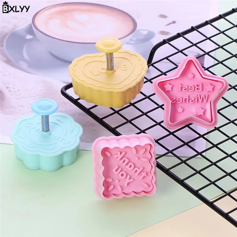 

BXLYY Cartoon 3D Geometric Geometry Blessing Chocolate Cookies Spring Mould Fondant Cake Decoration Tools Baking DIY Mould.7z