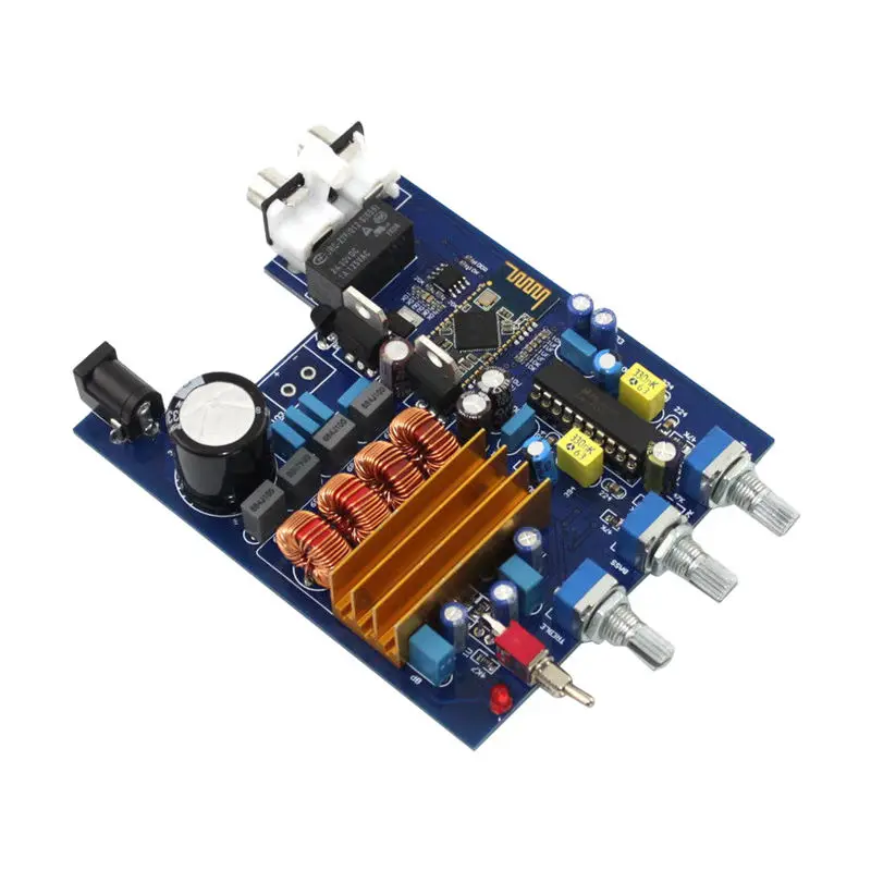 Tpa3116 + Lm1036 Bluetooth 2,0 класс D 2 Панель канального усилителя 50 Вт + 50 Вт с ВЧ Регулировка баса