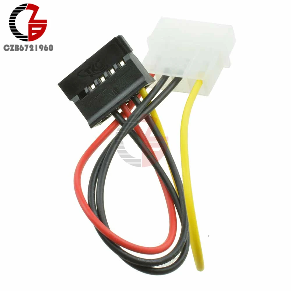 5 шт. высококачественный 4 контактный кабель адаптера питания для Molex IDE SATA 15
