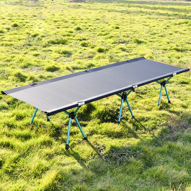 ARICXI Camping Mat Sturdy Comfortable Portable Folding Tent Bed Cot Sleeping Outdoor Camping foldable bed 2