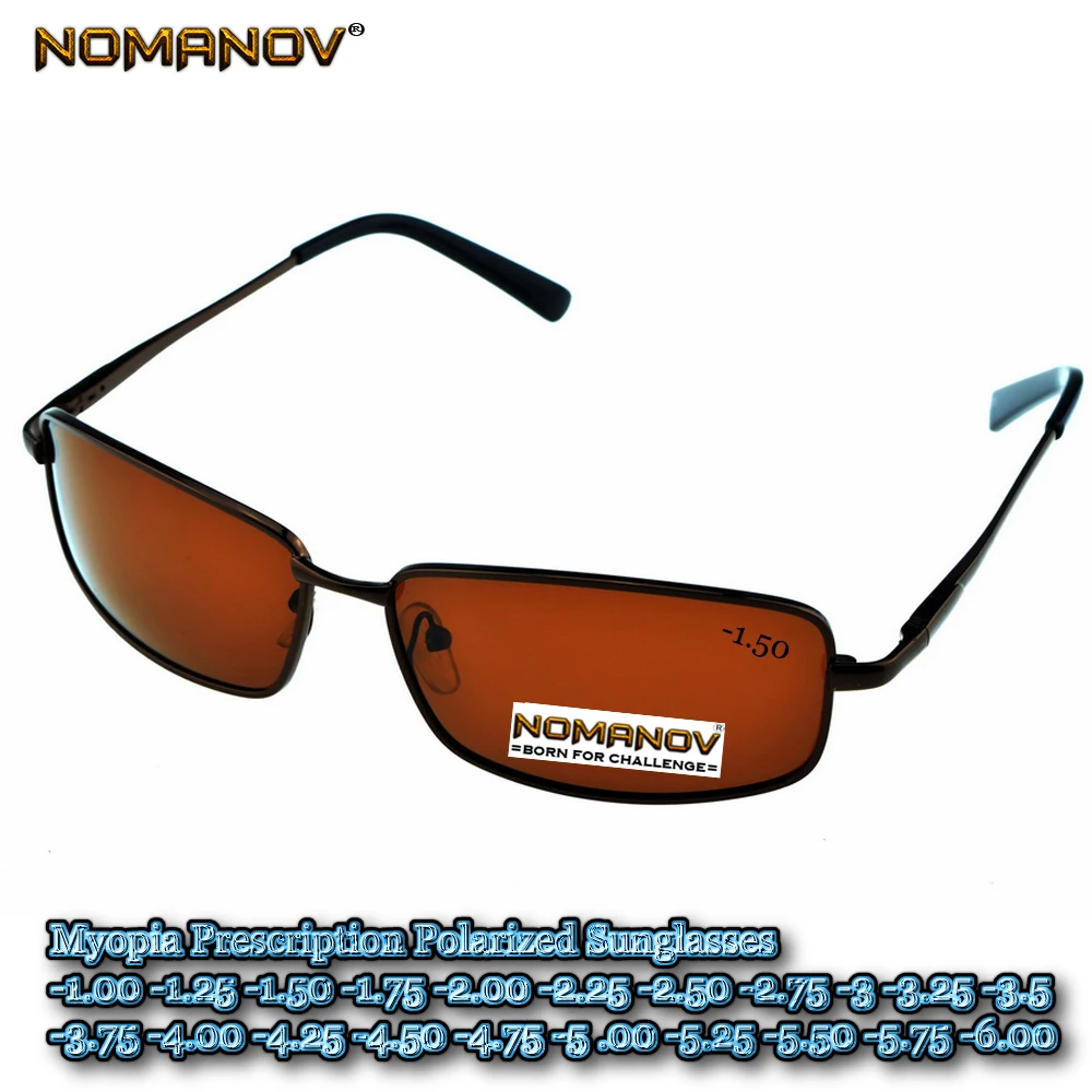 

Lentes De Sol Mujer Scober = Rectangular Myopia Polarized Sunglasses Custom Made Short Sight Minus Prescription Lenses -1 To -6