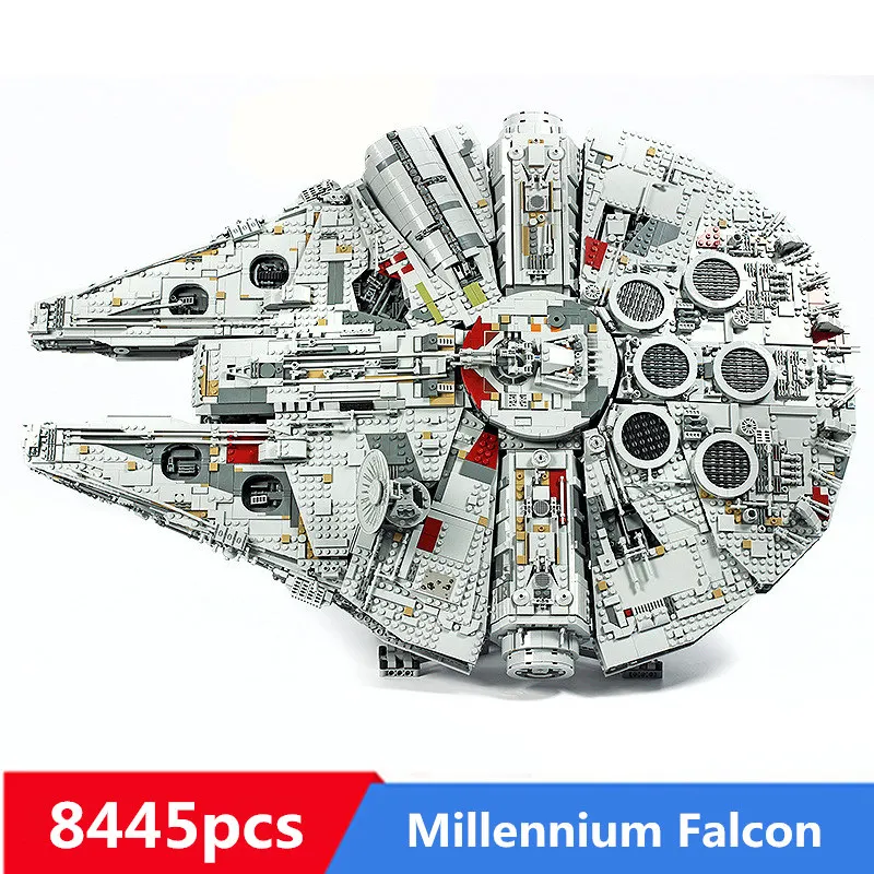 

8445pcs Diy Building Blocks Star Wars Destroyer spaceship Big Ship Compatible with 75192 Model Toys For Children kids Gift