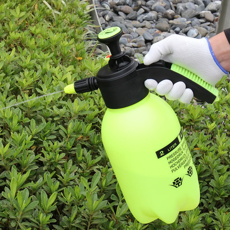 VILEAD New 2L Pneumatic Sprayer Kettle Plastic Large Capacity Watering Sprayer Disinfection