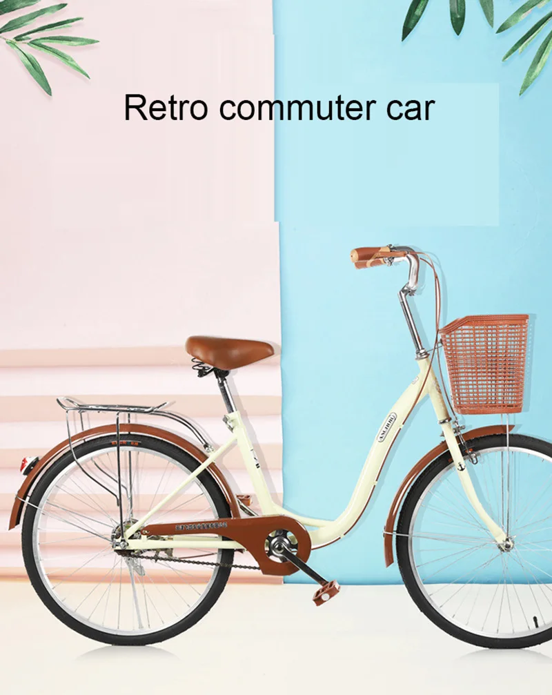 Cheap 24-Inch Adult Road Bike City Commuter Car Male And Female Pedaling Bicycle 0 Cheap 24-Inch Adult Road Bike City Commuter Car Male And Female Pedaling Bicycle 0