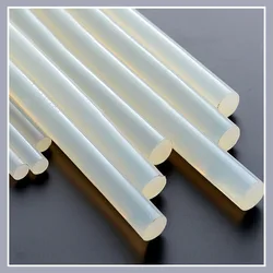 Translucent Strong Viscosity Hot Melt Glue Sticks - High Temperature Resistant - 10 to 50 Pack - 40pcs