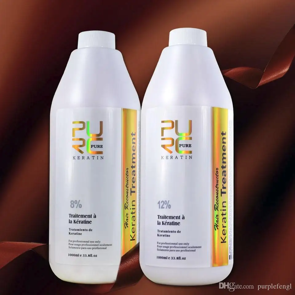 

Keratin treatment 8% Formaldehyde straighten and 12% keratin for deep Curly hair treatment 1000ML Brazilian chocolate