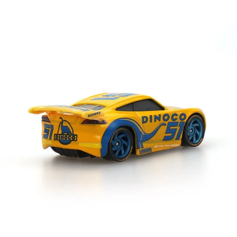 Машинки Disney тачки 3 Pixar Mcqueen storm 1:55 литой металлический сплав желтая игрушечная