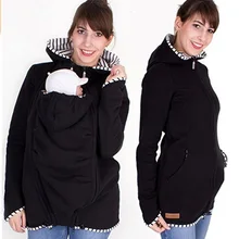 

Long Sleeve Maternity Warm Cotton Clothing Mother Autumn Winter Women Hoddies Carry Baby Holder Infant Sweatshirt Jacket Carrier