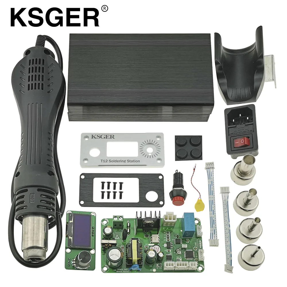 KSGER SMD паяльная станция для удаления горячего воздуха фен волос тепловая пушка