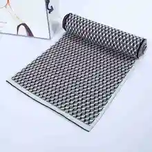 2016 Winter Cashmere Scarf Men 3D font b Tartan b font Casual Scarves Chic Brand Echarpes