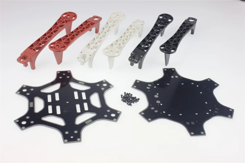 F05114 F550 Hexa-Rotor Air Frame FlameWheel Kit 550 мм как для KK MK MWC мультикоптера гексакоптера UFO Heli |