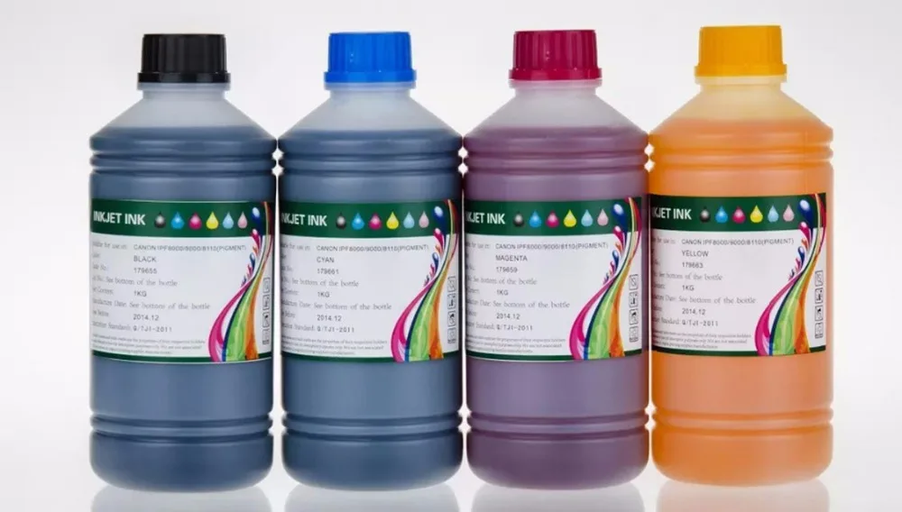 4X1000ML FDA Approved Printing Edible Ink For Canon Candy For wrapping