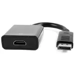 Дисплей Порт DP мужчин и женщин HDMI M/F Кабель-адаптер запасных частей черный