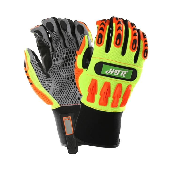 

Firm Grip Mechanics Gloves Vibration Resistant Safety Glove Clutch Gear Anti Impact Mechanics Work Gloves