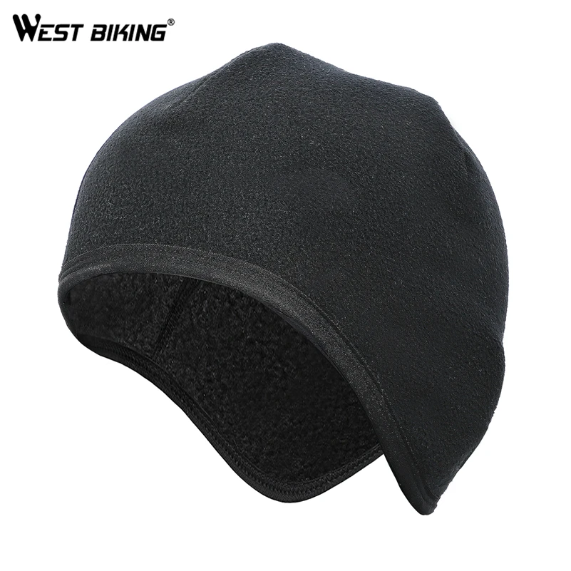 

Men Women Winter Thermal Fleece Cycling Caps Windproof Running Skiing Motocycle Riding Head Hat Woman MTB Bike Cycling Headwear