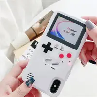 ים מקס xr x DSstyles 2019 טלפון חדש תבנית Gamepad Gamepad אנדרואיד IPhone6 / 7 / 8.6 / 7 / פלוס 8, X / -ים, XR, X מקס צבע טטריס משחק מסך Play Case רטרו (5)