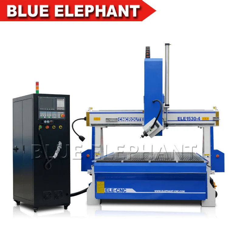 

Rotary Spindle Wood Router 4 Axis , CNC Router Machine to Make Wood Furniture Legs