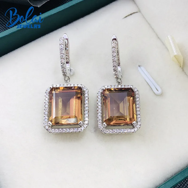 Bolai Color Changing Zultanit Dangle Earrings 925 Sterling Silver Eleglant  Nano Diaspore Jewelry Gemstone For Women Wedding Gift|Drop Earrings| -  AliExpress