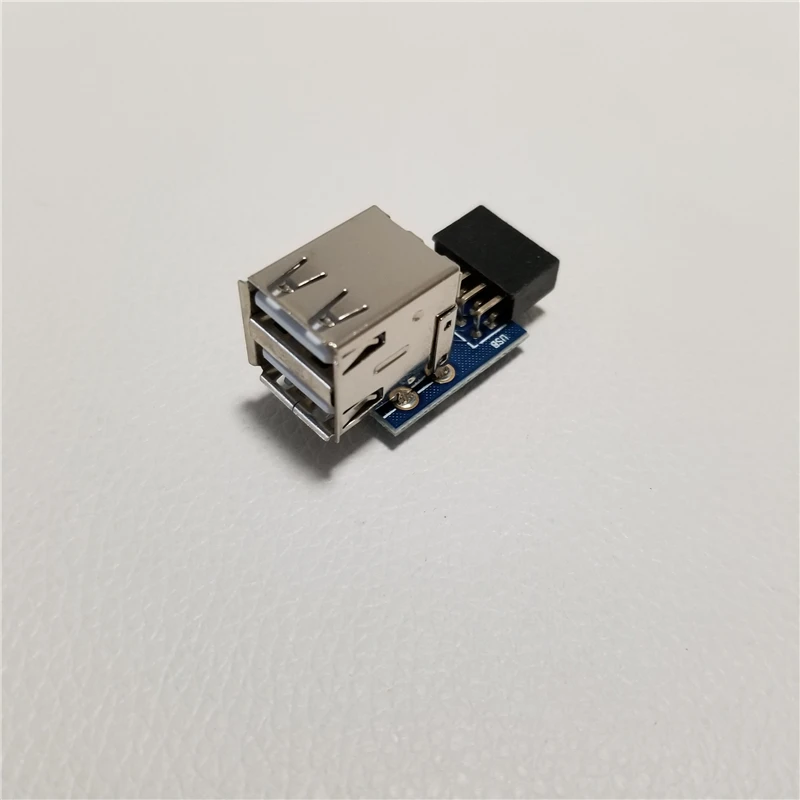 9Pin to 2 Port USB A Female Converter PCB Board Card PC Case Internal Motherboard 2.0 Hub | Компьютеры и офис
