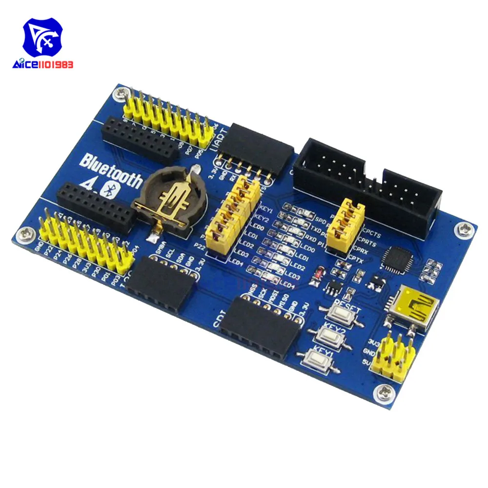 NRF51822 BLE4.0 Bluetooth 4 0 оценочная плата программатор макетная мини USB интерфейс для Arduino
