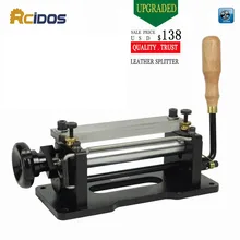 NEW 6 inch Manual leather skiver,leather peel tools,DIY shovel skin Machine,leather splitter,vegetable tanned leather peeler handheld skiver cutting splitter cut leather tools diy skiving machine with 5 blades