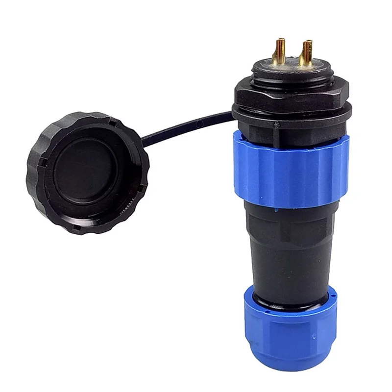 SP20 Waterproof Aviation Connector 2 3 4 5 6 7 9 12 P Pin IP68 20mm Circular Power Cable Male Plug Jack Female Socket (4)