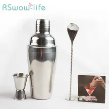 Набор коктейлей из нержавеющей стали, инструмент для барменов, набор из 3 предметов, набор для коктейлей, инструмент для бара