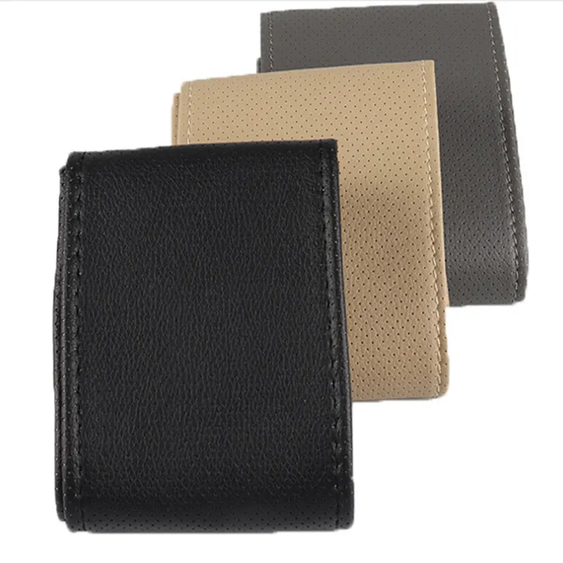 

Universal 38cm DIY Car Steering Wheel Cover Leather With Needle and Thread braid on the steering-wheel cover auto interior