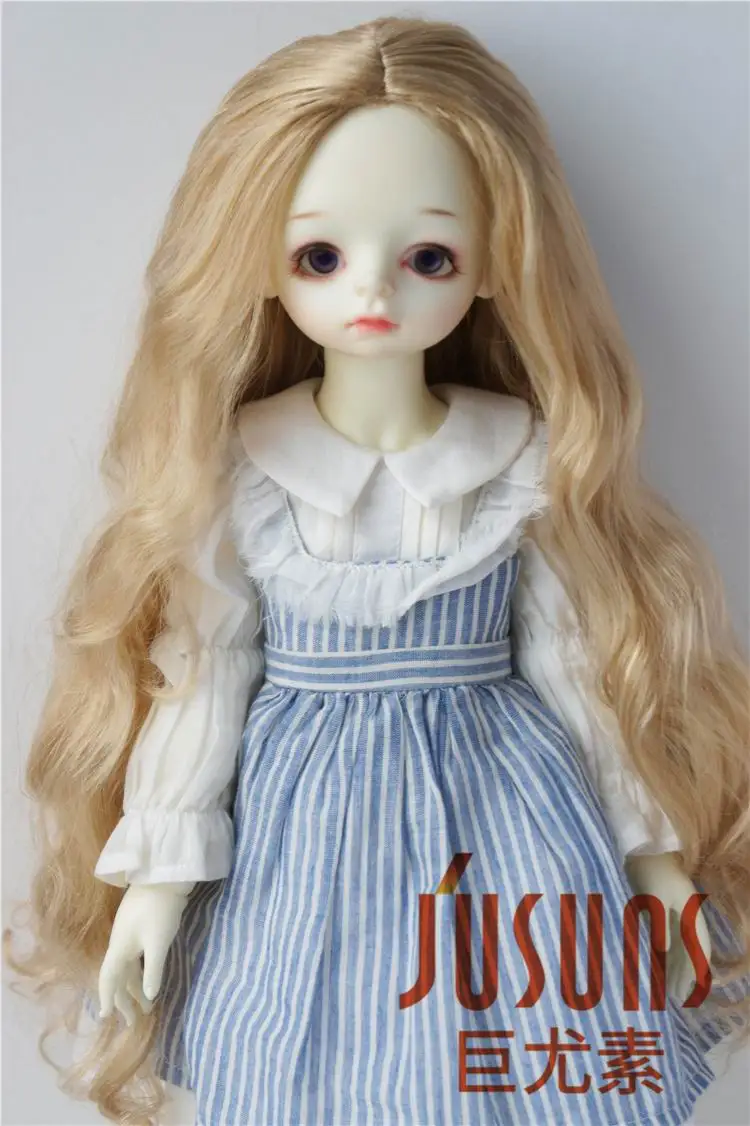 JD435 1/4 1/3 Pretty long BJD синтетический, мохеровый, для куклы парики в размере 7-8 дюймов 8-9 дюймов 9-10 дюймов и 11-12inh куклы аксессуары