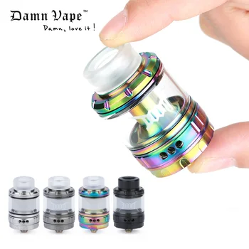 

New Original Damnvape Doom RTA 4ml Tank Vape Vaporizer 26mm RTA with 3D Liquid Flow Systerm Easy Building vs Zeus X/ Manta RTA