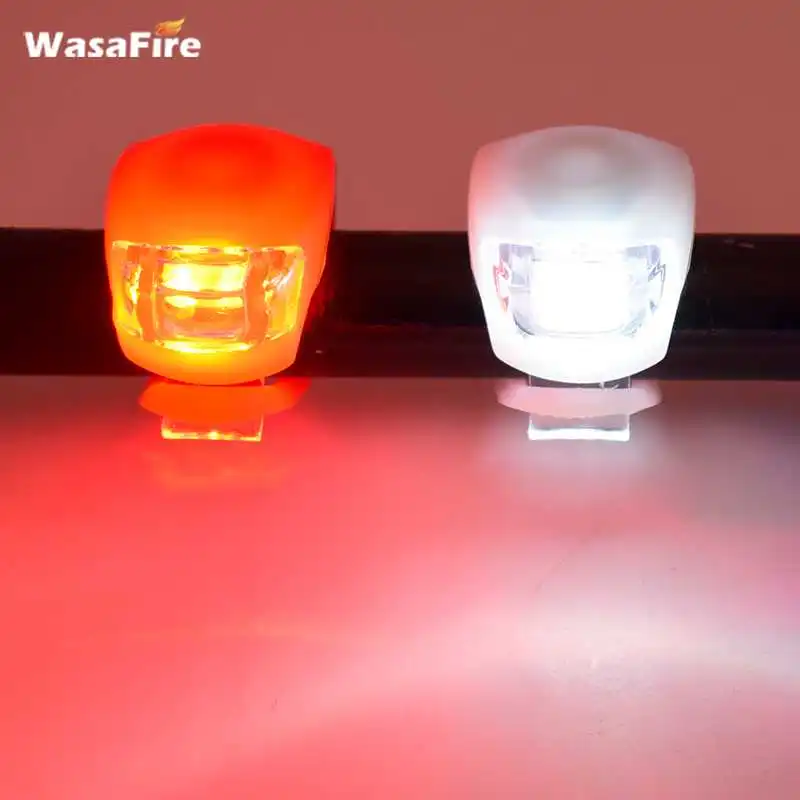 Светодиодная велосипедная силиконовая лампа WasaFire фара для велосипеда передняя и