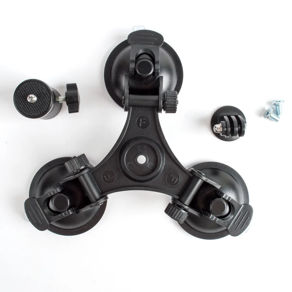 Ms.L.Meilyadigital for Gopro accessories gopro 3 point suction cup Tripod Heads Reduce vibration
