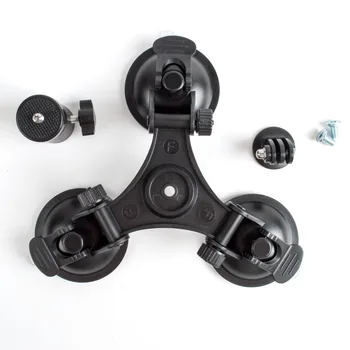 

Ms.L.Meilyadigital for Gopro accessories gopro 3 point suction cup Tripod Heads Reduce vibration for hero5 4 hero3+ /3/2 go pro