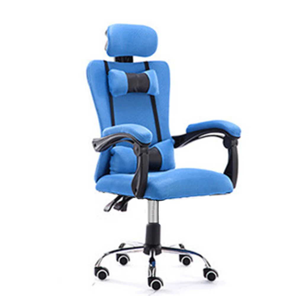 

High Quality Office Live Silla Gamer Breathable Cushion Lacework Chair Wheel Ergonomics Can Lie Office Furniture Steel Feet