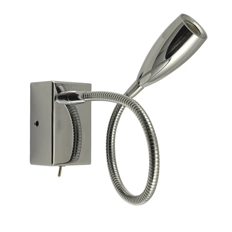 Topoch Reading Light Bedside Hard Wired Flexible Tapered Head Focusing