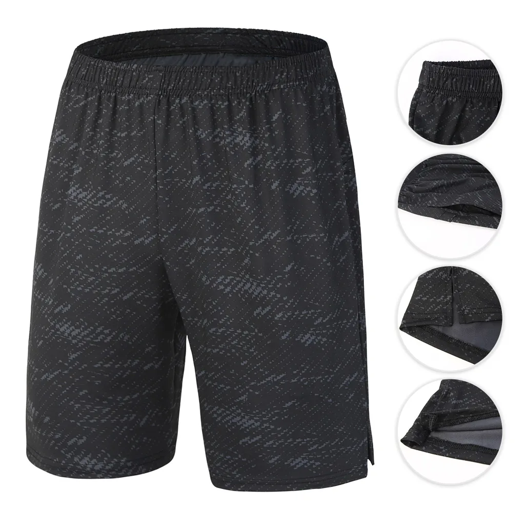Мужские дышащие шорты для бега тренажерный зал для бега короткие тренировки для бега повседневные спортивные штаны для тренировок Спортивная одежда для улицы шорты для фитнеса