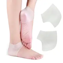 Женские практичные силиконовые носки на пятке, поддерживающие трещины ног, забота о коже, мягкая дышащая противоскользящая стелька, защищающая кожу