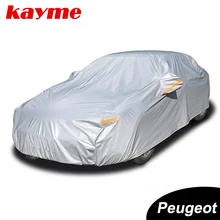 Kayme алюминиевые водонепроницаемые автомобильные Чехлы, супер защита от солнца, защита от пыли и дождя, автомобильные чехлы, полностью универсальные автомобильные внедорожники, защитные для peugeot