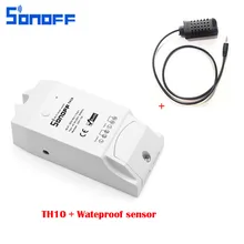 Sonoff TH10 T16 умный WiFi переключатель DIY умный дом беспроводной контроллер температуры и влажности Термостат модуль для IOS Android