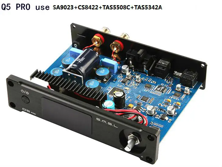 SMSL Q5 Pro USB DAC Amp Hifi Pure Digital Power