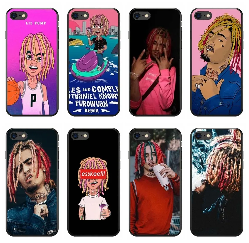 

Lil Pump soft Silicone phone case for iPhone 8 7 6 6S Plus X XS MAX XR 10 5S SE Coque Shell
