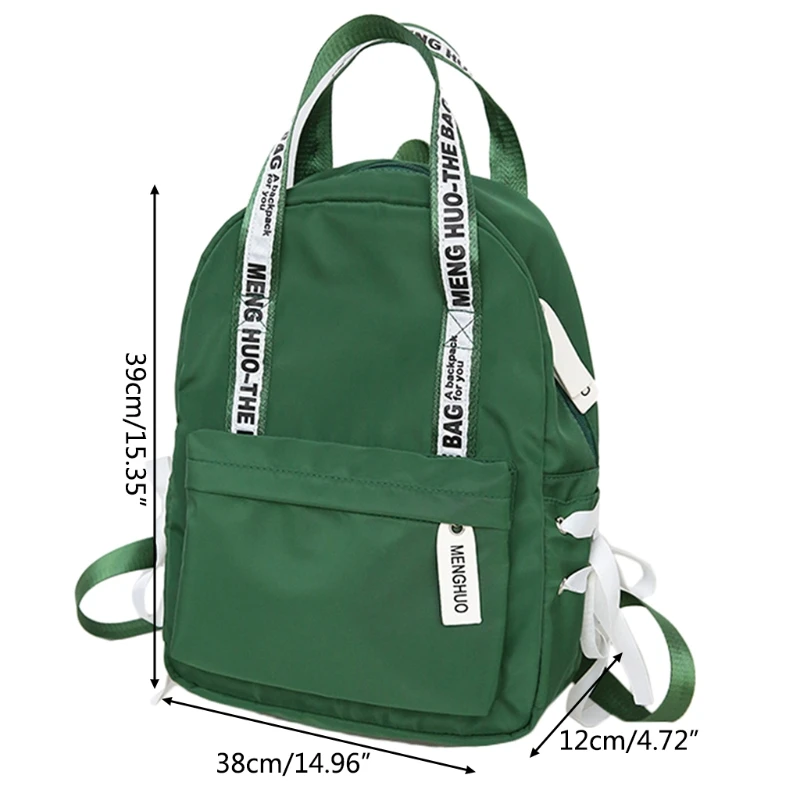 

Preppy Style Letter Print Girls School Bags For Teenagers Women Nylon Travel Backpack Daypack High Quality School Backpack
