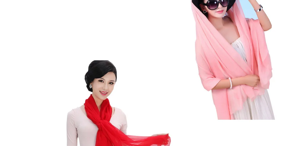 Ladies Chiffon Scarves (4)