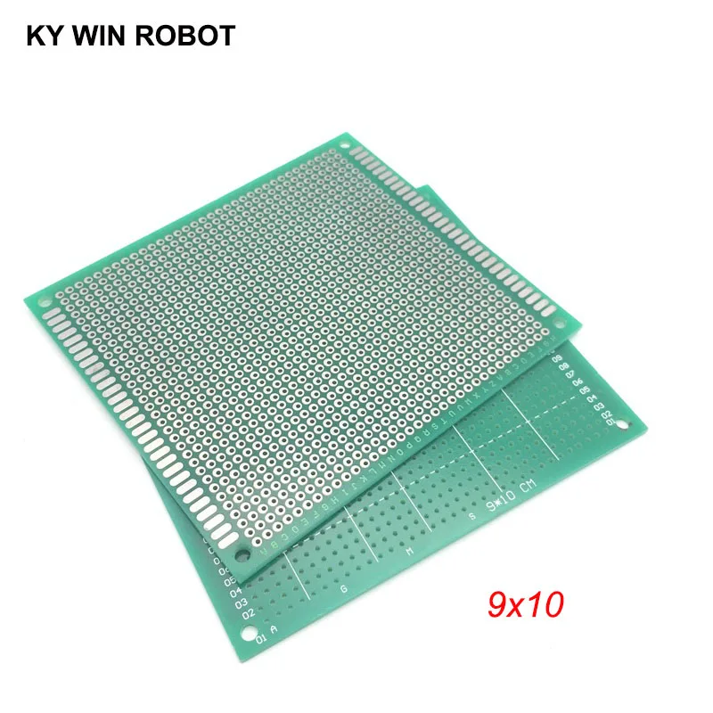 1 шт. 9x10 см 90x100 мм Односторонний Прототип PCB универсальная печатная плата прототип для Arduino