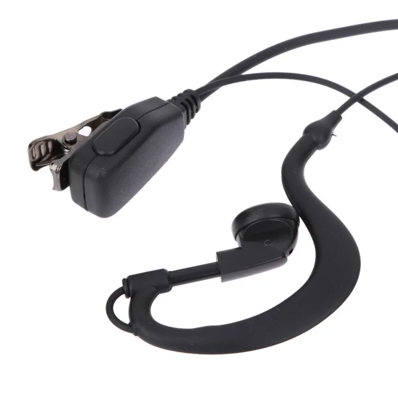 2 PIN Walkie Talkie гарнитура функция PTT MIC для BAOFENG UV5R KENWOOD KPG TH TK HYT|Запчасти и аксессуары