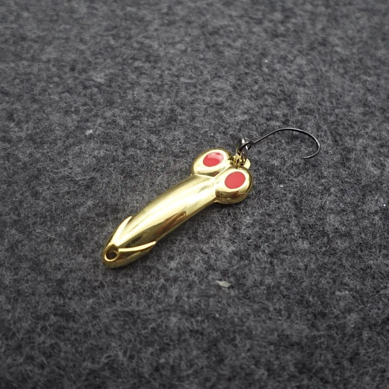 2.5g trout spoons brass fishing spoons pesca metal lures area trout fishing ultralight Fishing tackle Gold Silver color