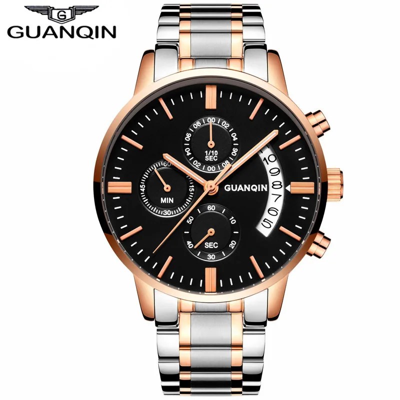 Relojes HOMBRE 2017 GUANQIN Для мужчин S Часы лучший бренд класса люкс спортивные часы